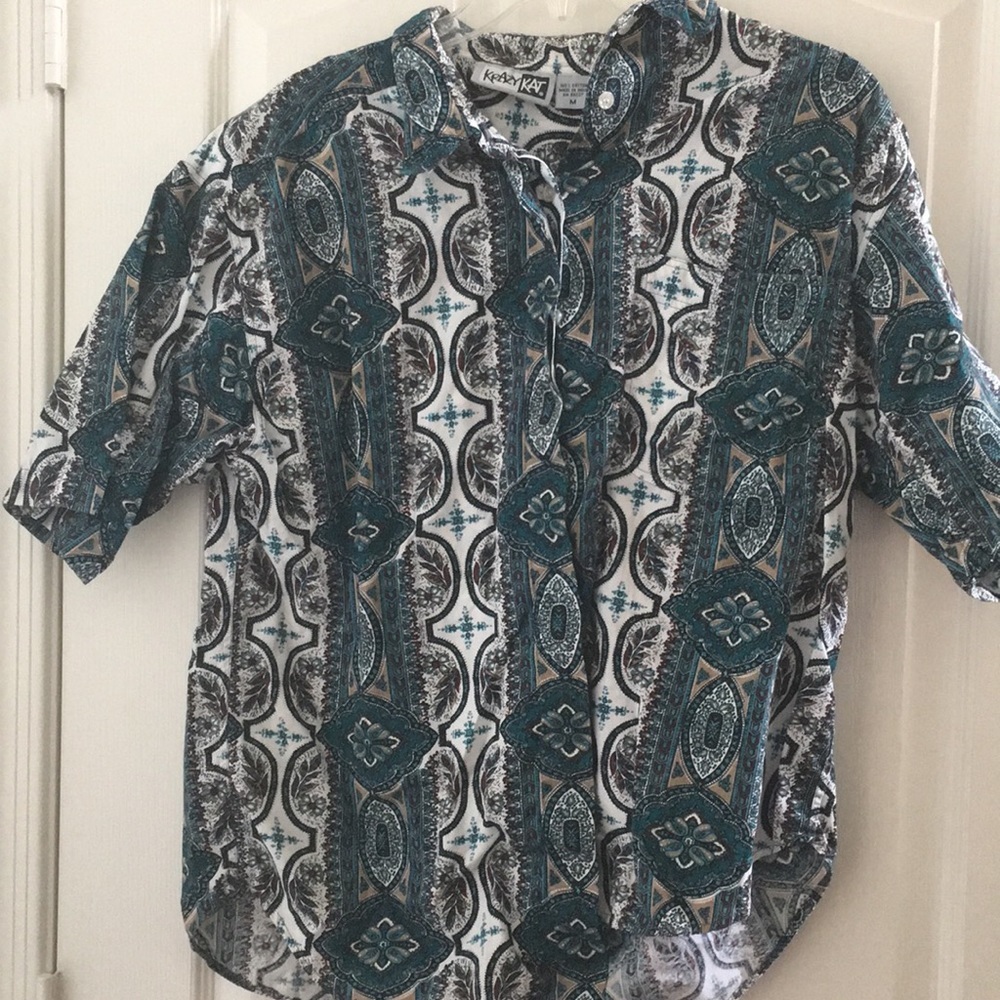 FINAL MARKDOWN Ladies krazy Kat blouse (M)